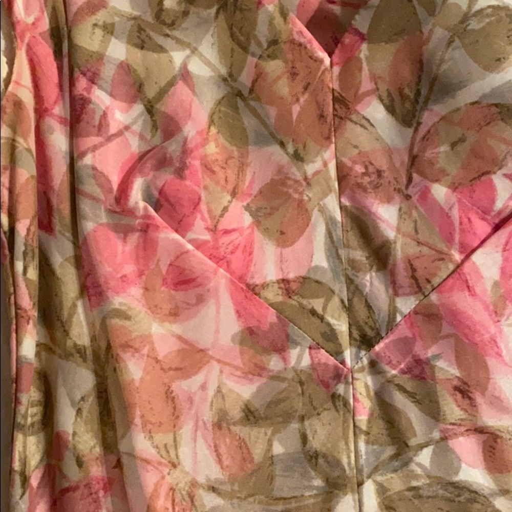Pink vintage midi dress (s) - Picture 3 of 5